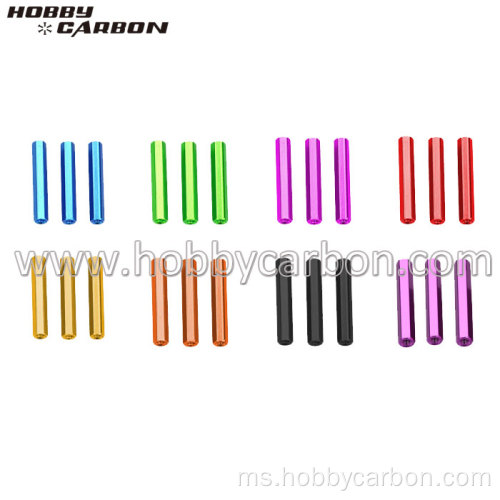 Perkakasan Standoffs Heksagon Aluminium